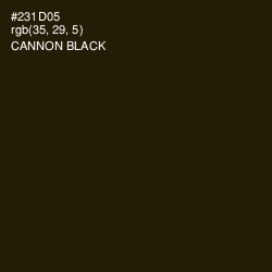 #231D05 - Cannon Black Color Image